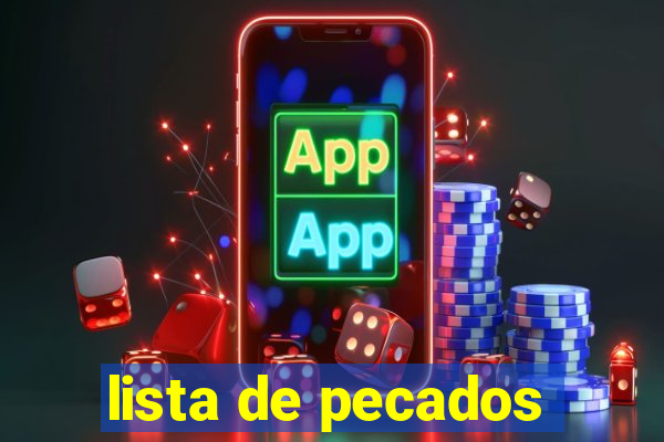 lista de pecados
